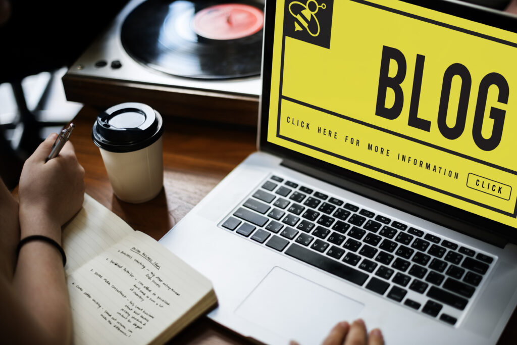 Home blog life records internet concept